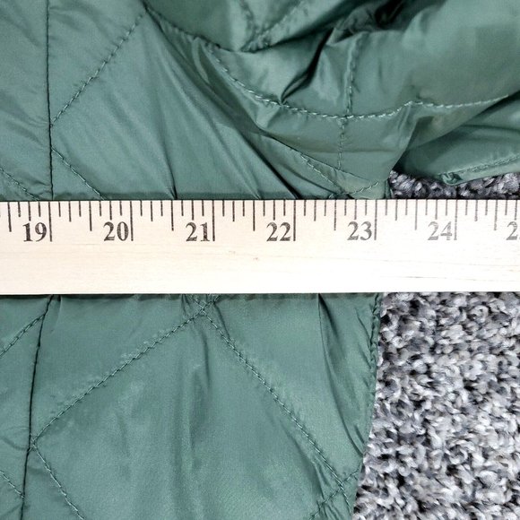 HeatLast Weatherproof Nylon Quilted Packable Bomber Jacket Olive Women's X Large - Picture 8 of 12